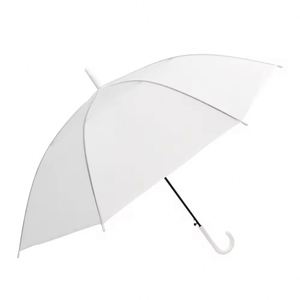 Factory Customized Logo Clear <b>Umbrellas</b> Parasol Colorful Transparent PVC <b>Umbrella</b> with Printing for Promotion - Product Image 6