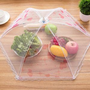 <b>Foldable</b> Mesh Food Cover Irregular Shape Reusable For Home Dining <b>Tables</b> Keeps Away Flies And Dust Bohemian Design Style - Product Image 3