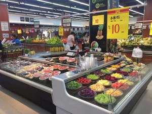 Affichage LED Refroidisseur d'air pour réfrigérateur Congélateur frontal pour boucheries Mode de refroidissement pour boucheries - Product Image 4