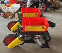 Machine agricole de plantation, semoir à maïs et soja à deux rangs, pour mini-tracteur.