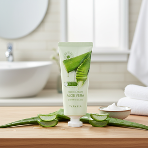 TERESIA Crema de Manos Nutritiva con Aloe Vera y Colágeno Hidrolizado 100ml Hidratante, Reparadora, Rejuvenecedora OBM Corea - Product Image 3