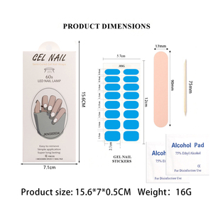 Autocollants pour ongles en poudre d'oignon scintillante de couleur unie, film pour ongles, autocollants pour ongles populaires avec adhésif - Product Image 6