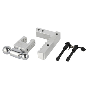 Attelage de remorque pour bateau en alliage d'aluminium à double rotule 2 pouces et 1 <span class=keywords><strong>7</strong></span>/8 pouces, montage réglable, nouveau remplacement - Product Image 2