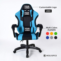 Chaise de jeu ergonomique à prix d'usine avec accoudoirs articulés, inclinable à 135 degrés, en cuir, pour bureau et gaming, pour le marché brésilien