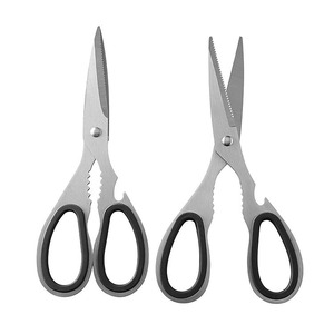 Multi Functional Stainless Steel <b>Kitchen</b> <b>Scissors</b> V Shaped Blade For Home Use Cutting Vegetables Fruit And Nuts - Product Image 5