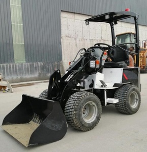 Mini Cargadora <span class=keywords><strong>de</strong></span> Ruedas Articulada Multifuncional H160 Euro, Cargadora Frontal 4x4 con Ruedas Pequeñas para Uso Agrícola - Product Image 4