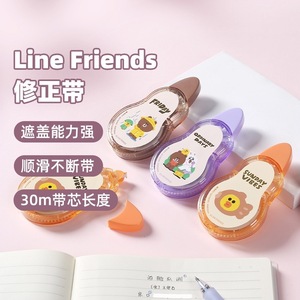 Line Friends Correction <b>Tape</b> 30M <b>White</b> Digital Printing QCT5610C - Product Image 1