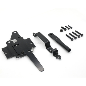 Accessoires de quincaillerie pour porte de clôture Serrure de <span class=keywords><strong>piscine</strong></span> de sécurité Loquet à ressort Clôture en bois Loquet de porte de clôture en vinyle avec poignée pour porte en bois - Product Image 1