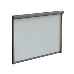 <span class=keywords><strong>Kit</strong></span> de stores à enrouleur motorisés pour balcon vertical extérieur, 2x2,5 m, blanc et noir, avec rail et système de fermeture éclair - Product Image 4