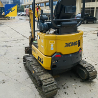 Excavatrice XCMG XE19U d'occasion fiable, mini-excavatrice de 1,9 tonne, excavatrice compacte sur chenilles