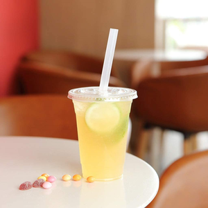 Plastic Glass Drink Plastic Glass Manufacturer Direct Custom Disposable Bear Milk Tea Water Drinking Plastic Cups Pp Glass