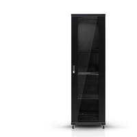 Ningbo lepin usine personnaliser noir 42u serveur reck armoire réseau vent froid canal verre porte armoire informatique data centre