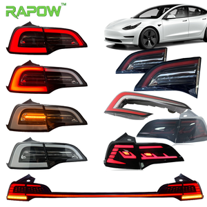 ชุดไฟท้าย LED สีแดง RAPOW สำหรับ <span class=keywords><strong>Tesla</strong></span> <span class=keywords><strong>Model</strong></span> <span class=keywords><strong>3</strong></span> ของแท้แบบขายส่ง ชุดซ่อมและดัดแปลงมาตรฐาน OE ใหม่ - Product Image 1