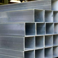 Tubo de Acero Cuadrado Galvanizado ASTM A500 de 4x4 Pulgadas (100x100mm) SHS, Perfil Hueco para Postes de Cercas y Construcción en Exteriores