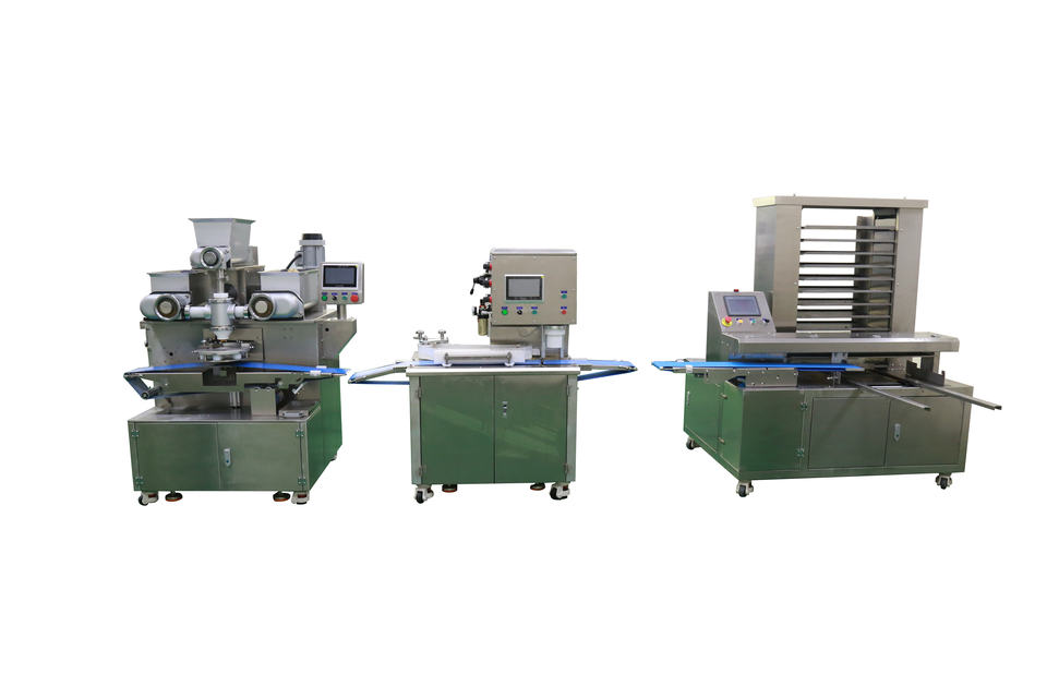 Mamool Making Machine Automatic Mamool Mooncake Pastry Dough Extruder Machine and Pattern ...
