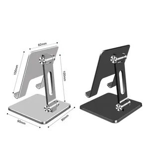 Soporte plegable para teléfono móvil superventas adecuado para escritorios de oficina, soporte ajustable de altura múltiple, soporte para teléfono móvil