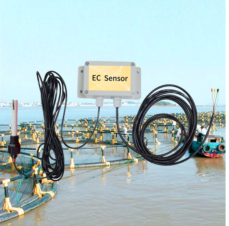 High Precision Water EC Sensor with LORA/LORAWAN Wireless