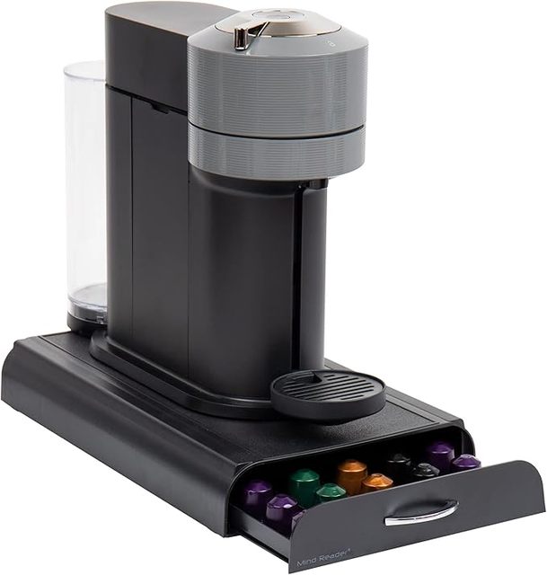 Mind Reader Nespresso Compatible Capsule Drawer Countertop OrganizerCoffee Pod Holder Storage