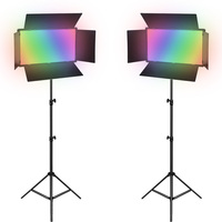 Éclairage de Studio Vidéo LED RVB U800 à Luminosité Réglable pour Film, Vidéo, Photographie et Live