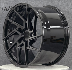 ขอบล้อแม็กสีดำเงา5X112 5X114.3กำหนดเอง20 21 22นิ้วสำหรับ <span class=keywords><strong>Mercedes</strong></span> <span class=keywords><strong>Benz</strong></span> AMG GTS C43 C63 G63 E63ล้อ S63แบบ GLC - Product Image 3