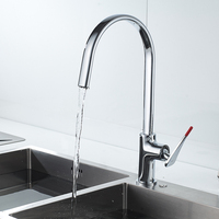 Robinet de cuisine en laiton monté sur pont contemporain Momali levier spécial réglage libre de l'eau chaude et froide avec garantie de qualité