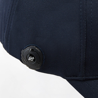Nieuwe Aanwinst Gecustomizeerde Waterdichte 5-Panel Baseball Cap Hydro Ademend Golfpet met Rubberen Logo Touwpetten voor Sportevenementen