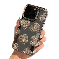 Miroir amour pour Apple 16 Mobile pour coque de téléphone Iphone15 Advanced Sense pour Apple 13 Set 14 Anti-chute 12 Silicone