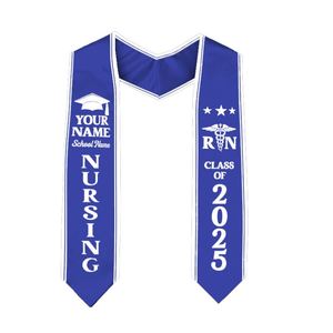 Ensemble de Stoles de Remise de Diplôme Personnalisées pour la Promotion 2025 - Écharpe et Accessoires de Robe de Cérémonie Personnalisés pour le Remise des Diplômes - Product Image 3