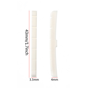 Ranura para nut de hueso para guitarra eléctrica de 6 cuerdas, 43x33x4mm, para <span class=keywords><strong>modelos</strong></span> fabricados en China - Product Image 4