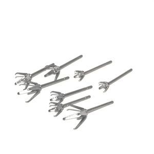 Stainless Steel Four Prong <b>Earring</b> <b>Posts</b> 11mm Length For <b>Earring</b> Making Jewelry Components - Product Image 3