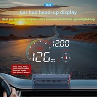 Affichage tête haute (HUD) pour voiture, affichage numérique universel OBD, GPS double mode, satellite Beidou, ordinateur de bord