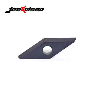 Jeekvisen อุปกรณ์ตัดเหล็กเคลือบด้วยโลหะผสมแข็งแบบหมุนคาร์ไบด์ VBMT110302-LF สีดำสำหรับเคลือบเหล็ก PCD - Product Image 3