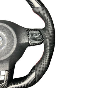 Adecuado para Golf MK4 MK5 MK6 GTS R <span class=keywords><strong>GLI</strong></span> GTI GTD El <span class=keywords><strong>volante</strong></span> deportivo de fibra de carbono se puede actualizar a <span class=keywords><strong>MK7</strong></span> Nuevo modelo - Product Image 5