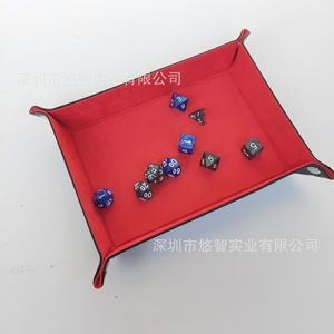 Bandejas de almacenamiento creativas y recipientes para dados de cuero PU, ideales para bares, discotecas y como organizadores de regalos. - Product Image 1