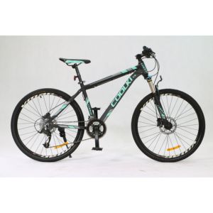 Vélo VTT unisexe à suspension, 26 pouces, 24 vitesses, cadre en aluminium, prix abordable - Product Image 1