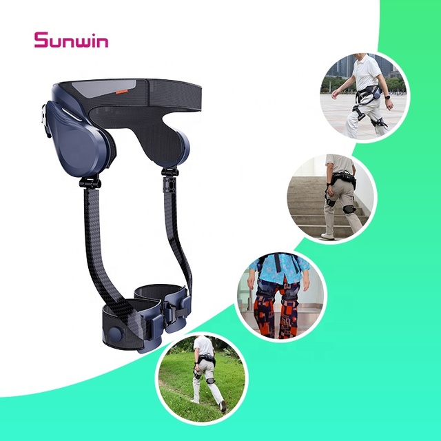 Sunwin Lower Limb Exoskeleton Robot Walker for Walking Assistance, Knee & Hip Rehab, Leg Lifter, Lightweight Rehabilitation Aid