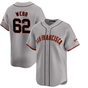 2025 Heren San Francisco Road Limited Jersey Honkbalshirts Op Maat Plus Size Wear Met Gestikte Geborduurde Logo 'S Grijze Uniformen - Product Image 6