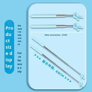 70cm dài có thể thu vào đọc thanh ngón tay roi lệnh thanh giảng dạy Hỗ trợ đọc con trỏ nối dài tay ngón trỏ que - Product Image 4