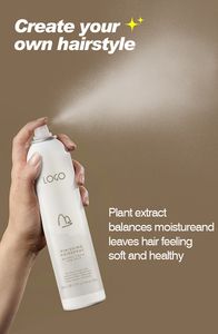 OEM/ODM Custom Logo Anti-Frizz Feuchtigkeit spendendes Haarspray für Frauen Trockenes lockiges Haar Hitzeschutz Texturierung organischer Inhaltsstoffe - Product Image 3