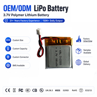 Baterai Lithium CB Bersertifikat 312325 180mAh Khusus untuk Perangkat Game Genggam Baterai Lithium Ion Tahan Lama
