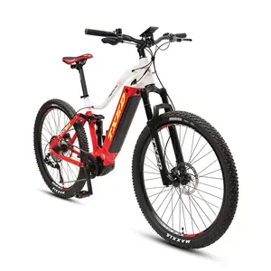 TXED Fashional 27.5 Inch 9 Speed 250W Middle BAFANG Motor FFull Suspension MTB Factory Wholesale Adult Mountain Bike