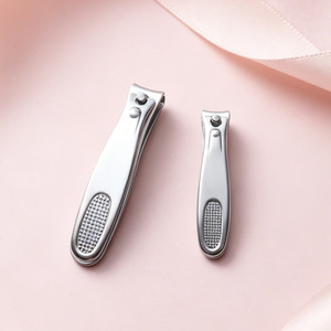 In stock, single pack of stainless steel <b>nail</b> clippers for manicures and <b>nail</b> trimming, a portable manicure <b>tool</b> for home use. - Product Image 2