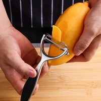 Handmatige multifunctionele 5-in-1 aardappel- en groenteschiller van zinklegering voor thuisgebruik
