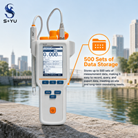 SYU EC310F LCD 500 Mégaohmètre de résistivité avec mémoire, calibrations 1-3 points, conductimètre, testeur EC à calibrations multipoints