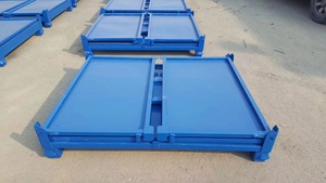 Nhiệm vụ nặng nề Euro hình chữ nhật mạ kẽm kim loại <span class=keywords><strong>container</strong></span> hàng hóa & Thiết bị lưu trữ cho hiệu quả Giao thông vận tải và lưu trữ - Product Image 2