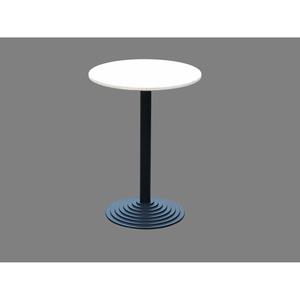 Struttura del tavolo alto Saturn, ø 0,60 m, base in ghisa, verniciata di nero - Product Image 1