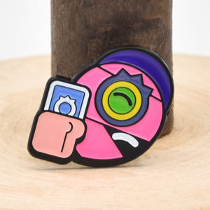 畅销促销散装冲浪设计硬质搪瓷翻领别针，带闪光 - Product Image 6