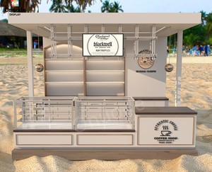 Tùy Chỉnh Cà phê, bánh & Snack kiosk cửa hàng bán lẻ & Mall hiển thị tủ chìa khóa trao tay cửa hàng nội thất giải pháp cà phê cửa hàng trang trí - Product Image 6