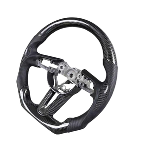 Volante Personalizado de Cuero y Fibra de Carbono con Calefacción para <span class=keywords><strong>Mazda</strong></span> 3, 6, CX30, Forma F1, Sedán 2019, 2020, 2021, 2022, <span class=keywords><strong>2023</strong></span>, 2024, 2025, 2026 - Product Image 4