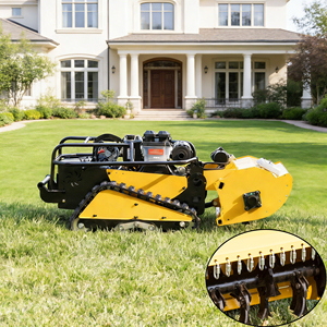 Falciatrice a flagelli per la gestione dei prati con altezza di taglio regolabile, avviamento remoto, doppio motore brushless e controllo a distanza - Product Image 1